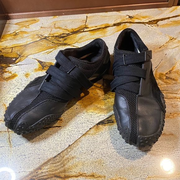 puma mostro black leather